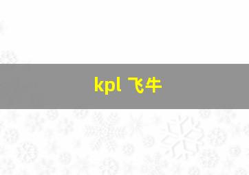 kpl 飞牛